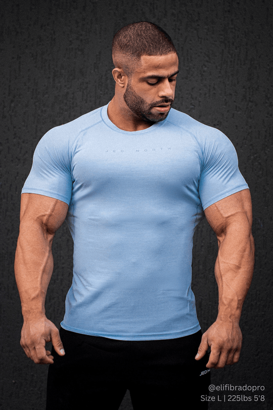 Agile Short Sleeve Training Tee - Arctic Blue