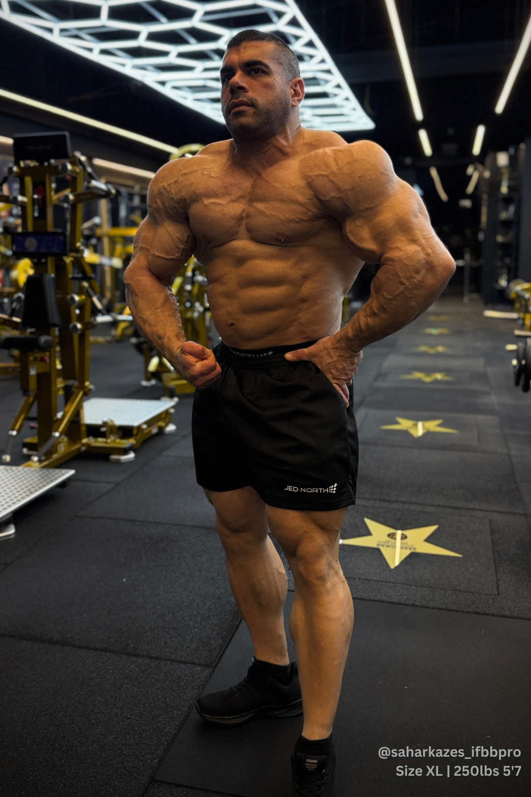 Athletic Mesh Shorts - Black