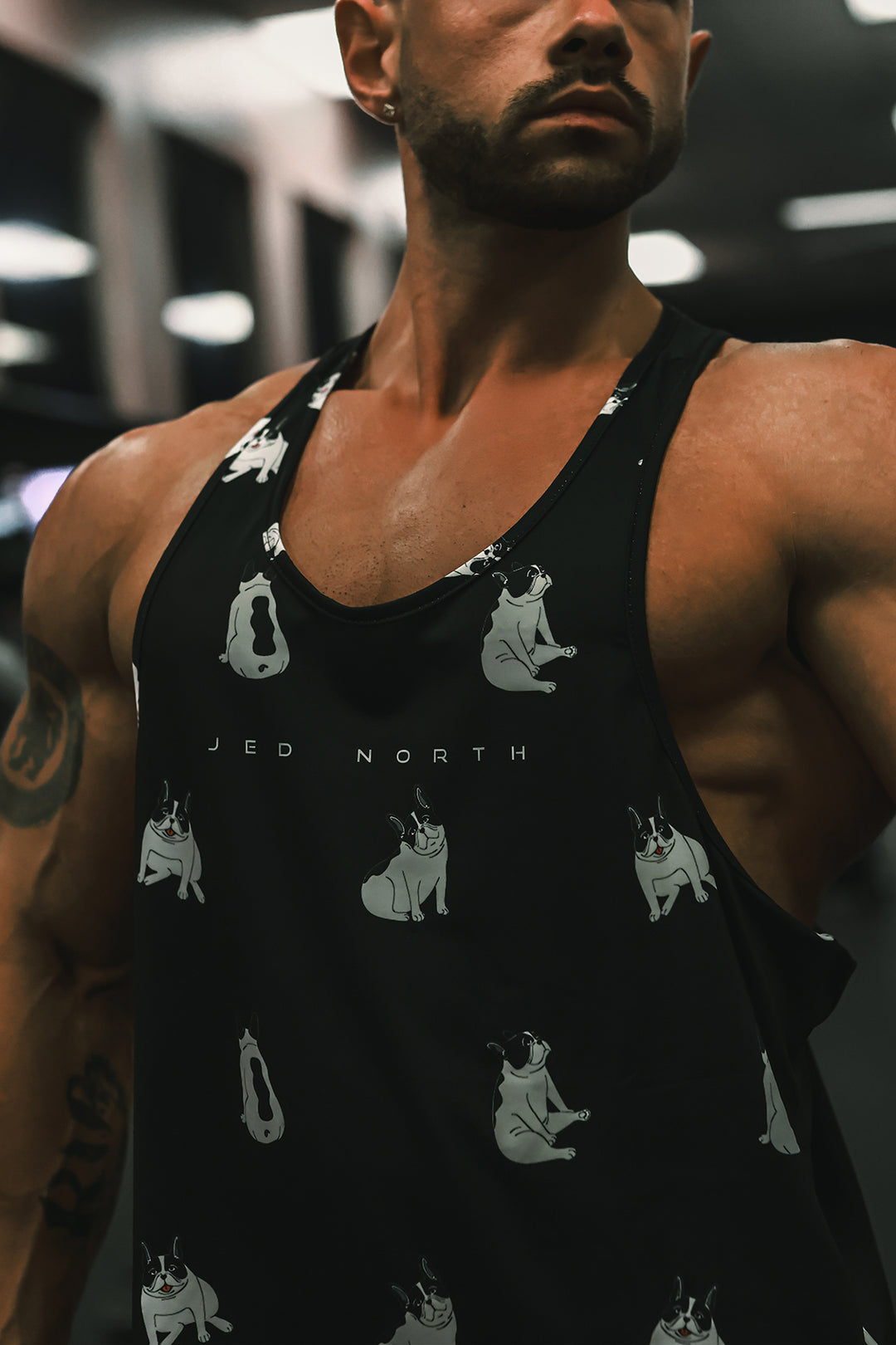 Graphic Muscle Stringer - Bulldogs