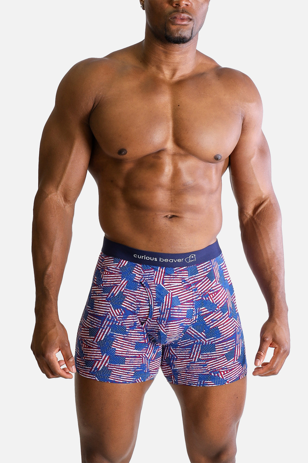 Men's Boxer Briefs - USA Flag