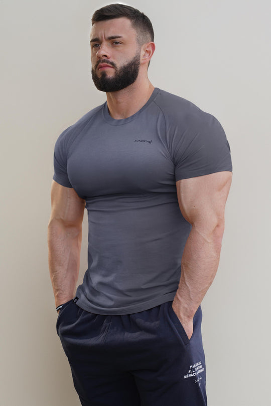 Titan Muscle Fit T-Shirt - Stone - Jed North