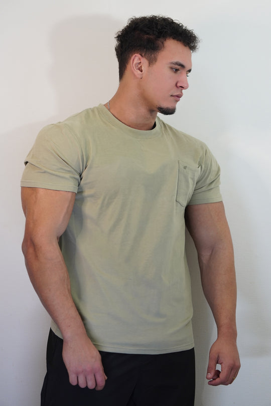 Classic Premium Pocket T-Shirt - Pistachio Green