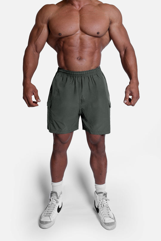 Trek 4.5" Cargo Shorts - Dark Olive