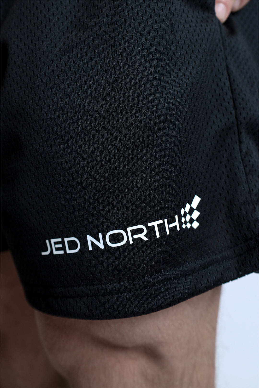 Athletic Mesh Shorts - Black