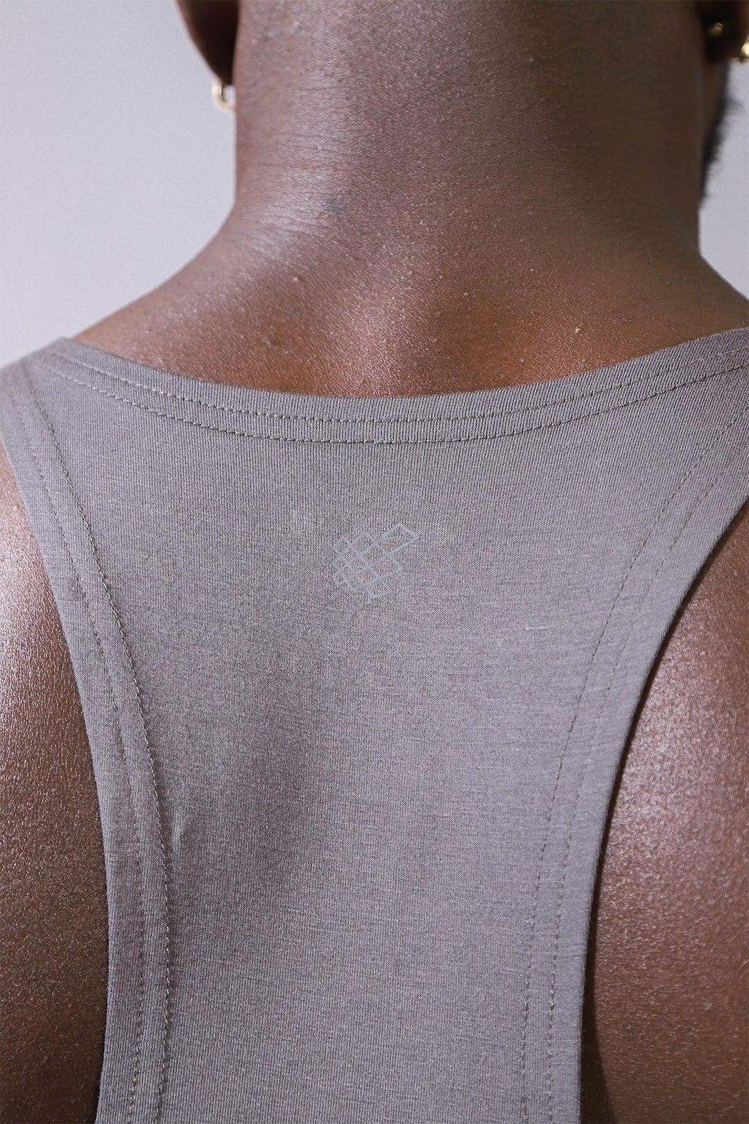 Classic Bodybuilding Racerback Stringer - Steel Gray - Jed North