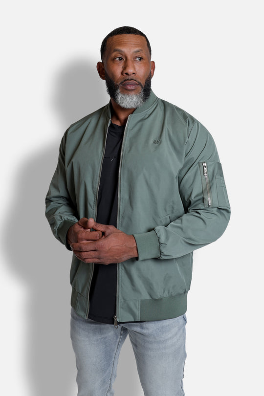 Men's Premium Bomber Jacket - Olive