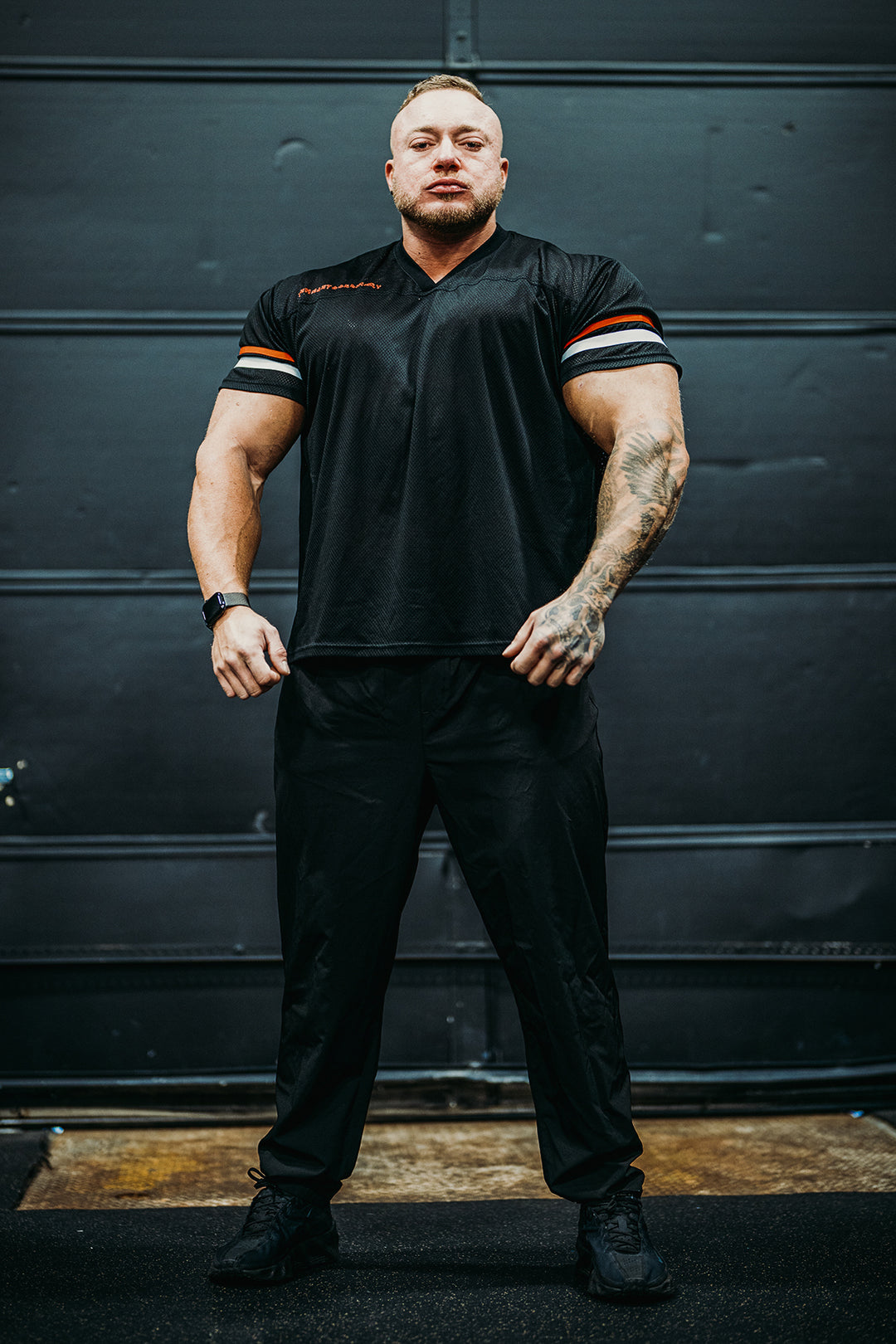 Jed North Warrior V-Neck Jersey - Black