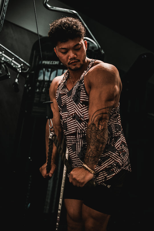 Graphic Muscle Stringer - USA Flag