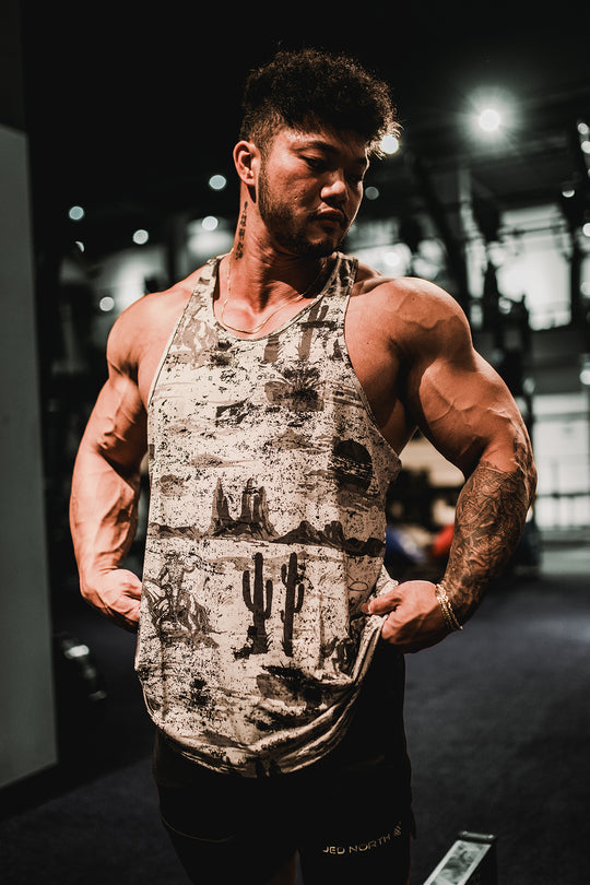 Graphic Muscle Stringer - Rugged Outlaw