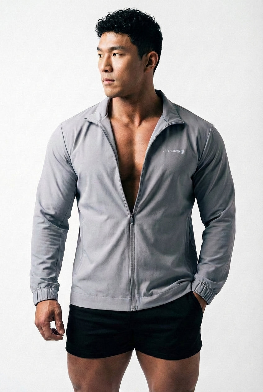 Athletic Training Jacket - Silver