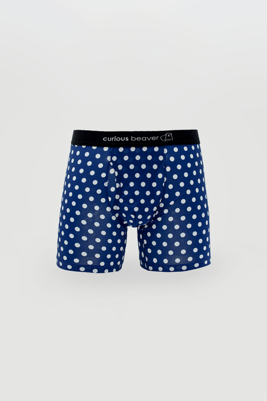 Men's Boxer Briefs - Polka Dots