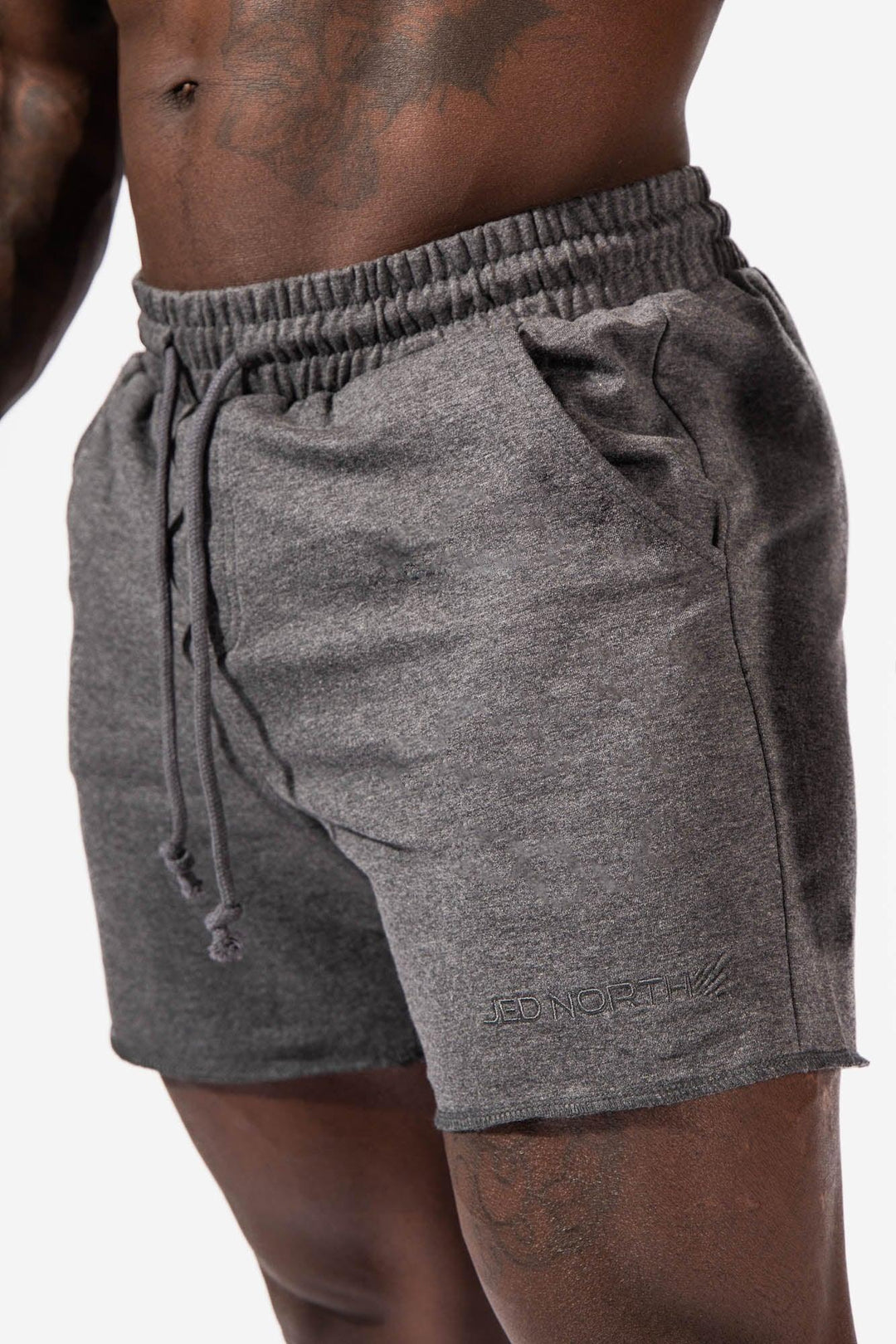 Men's Versatile Workout Sweat Shorts - Dark Gray Men Shorts Jed North 